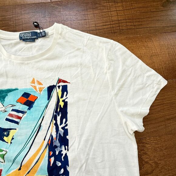 Polo Ralph Lauren Classic Fit Sailboat Jersey Large Save your Wishlist NWOT - Picture 5 of 12